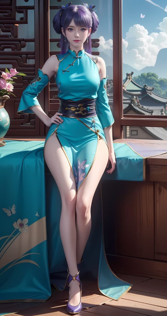 AI绘画 284 韩雪旗袍[40P/510MB]插图2