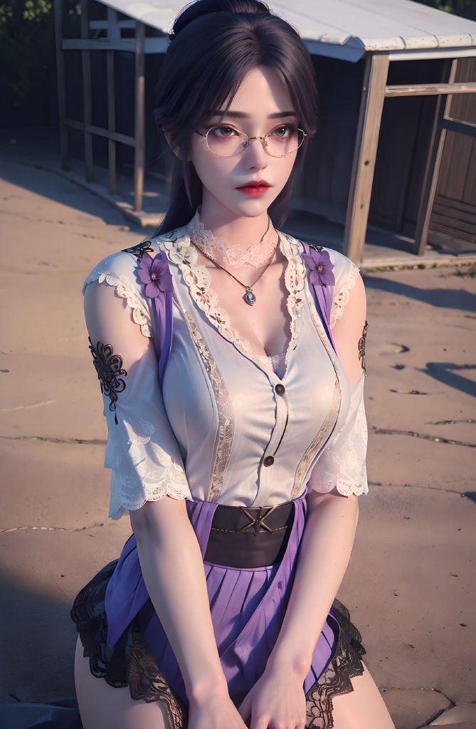 AI绘画 312 云曦眼镜妹[172P/591MB]插图1