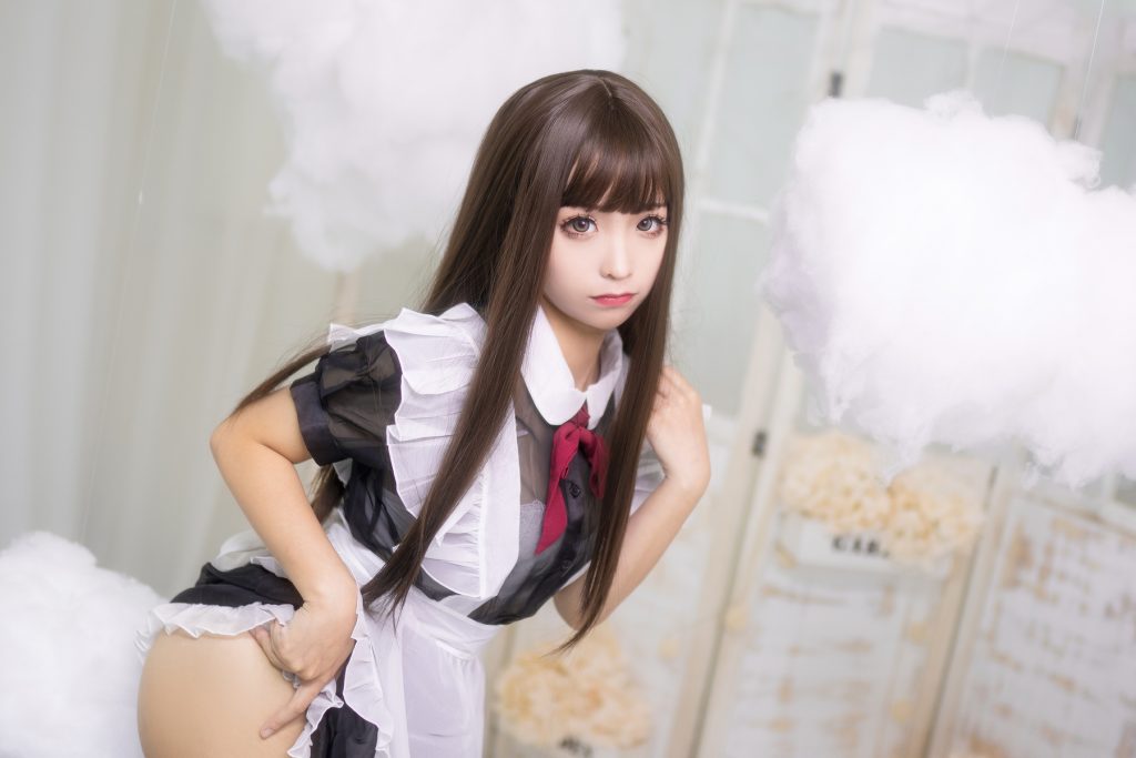 蠢沫沫 NO.012 短透明女仆 [42P/450MB]插图2