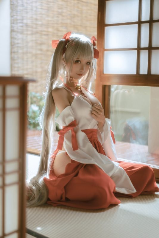 蠢沫沫 NO.096 – 可畏巫女[55P/787MB]-无料摄影圈