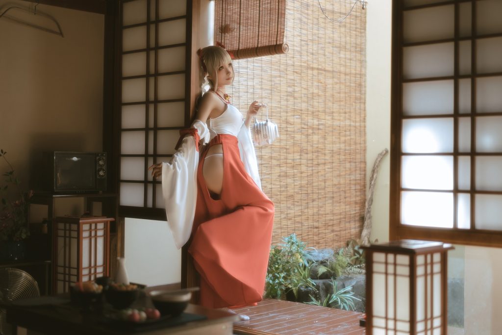 蠢沫沫 NO.096 – 可畏巫女[55P/787MB]插图2