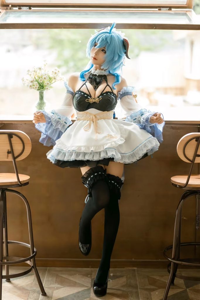 蠢沫沫 NO.171 – 甘雨女仆[14P/158MB]插图2