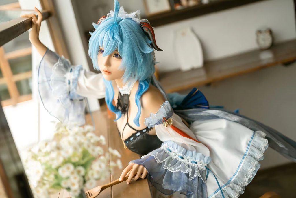 蠢沫沫 NO.171 – 甘雨女仆[14P/158MB]插图3