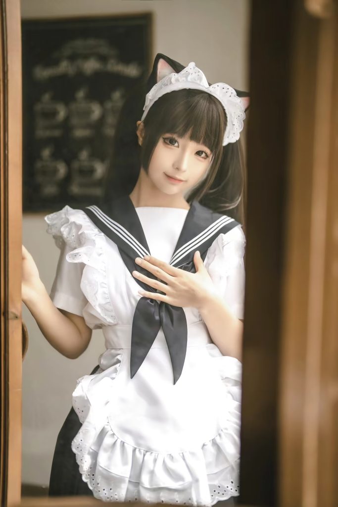 蠢沫沫 NO.175 – 猫猫女仆[23P/76MB]插图1