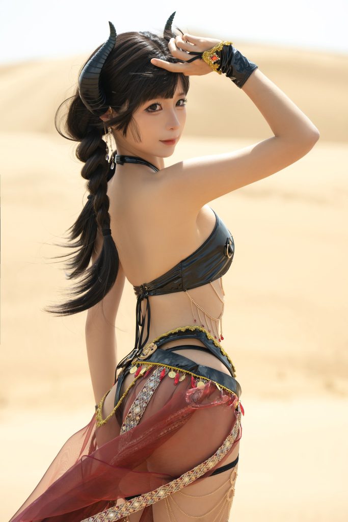 蠢沫沫 NO.195 – 沙漠魅魔[9P/76MB]插图2