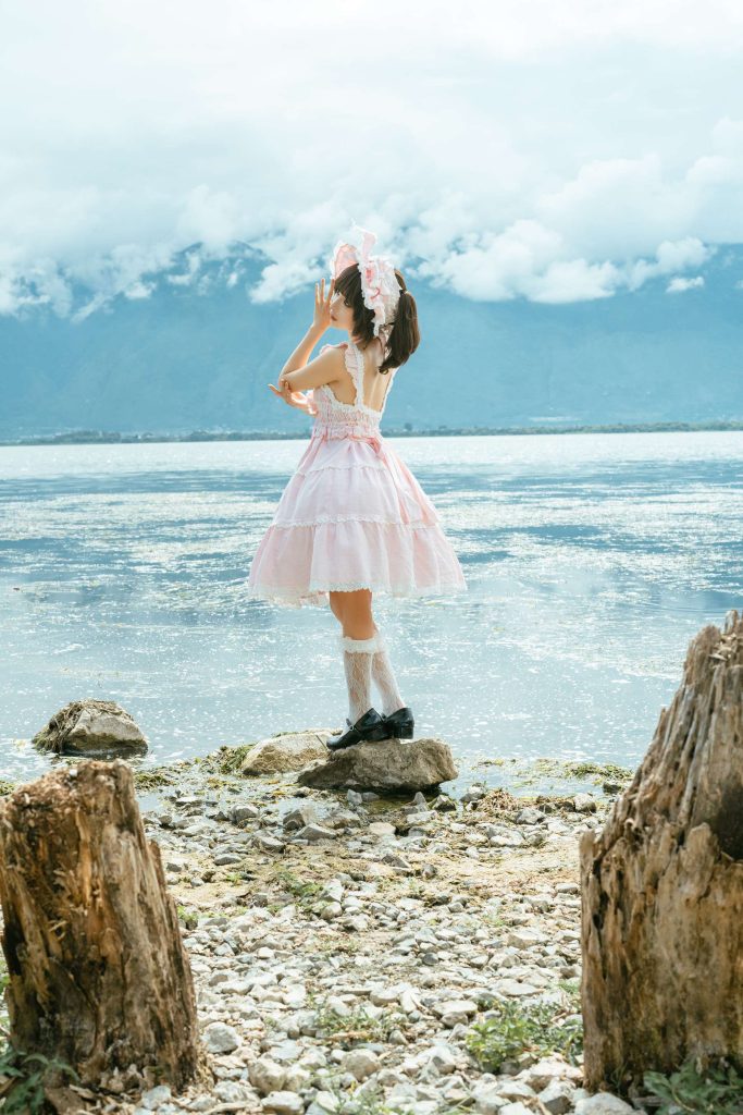 蠢沫沫 NO.202 – 湖边的少女[11P/103MB]插图2