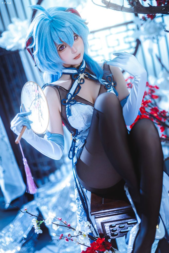 蠢沫沫 NO.280 – 原神 甘雨旗袍[27P/175MB]插图2