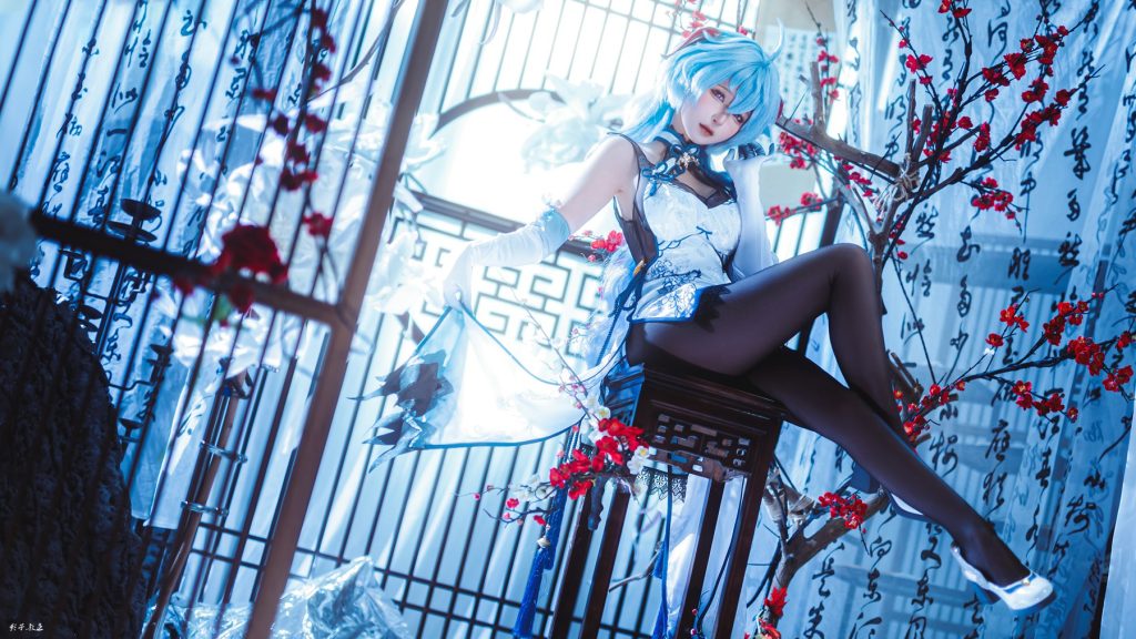 蠢沫沫 NO.280 – 原神 甘雨旗袍[27P/175MB]插图1