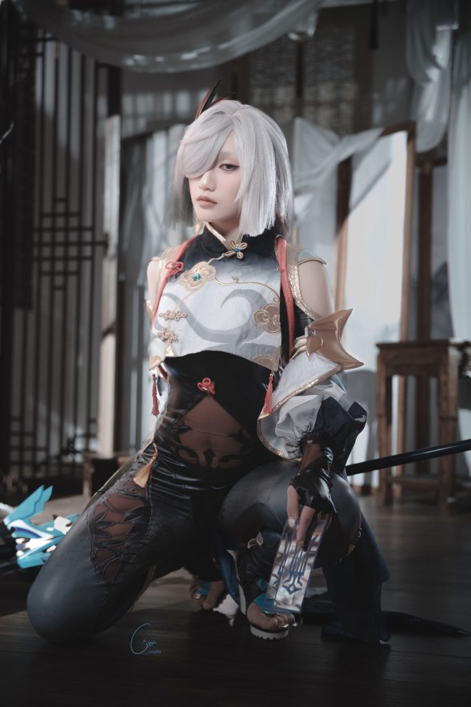 Cien恩恩 NO.009 – 原神 申鹤[31P/89MB]插图1