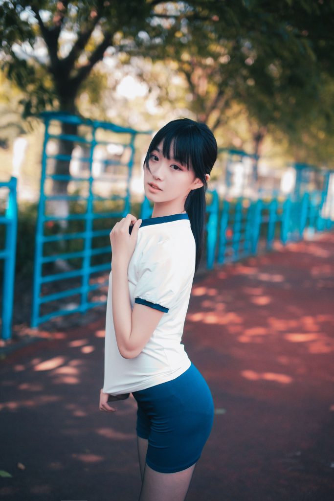 沧霁桔梗 NO.002 – 黑丝体操服[53P/756MB]插图3