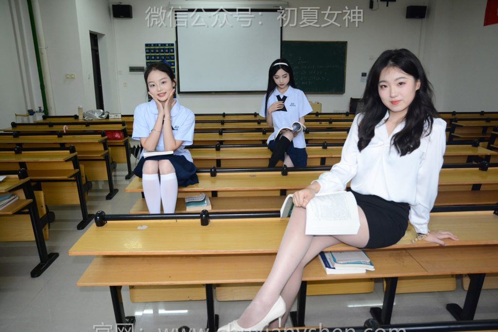 初夏女神 NO.242 柒柒、双双、环环 学院之风[110P/1V/5.92GB]插图3