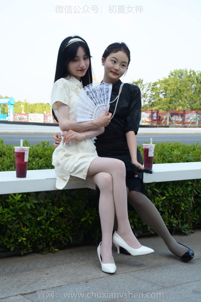 初夏女神 NO.279 柒柒、双双 黑白旗袍[140P/1V/5.30GB]插图1