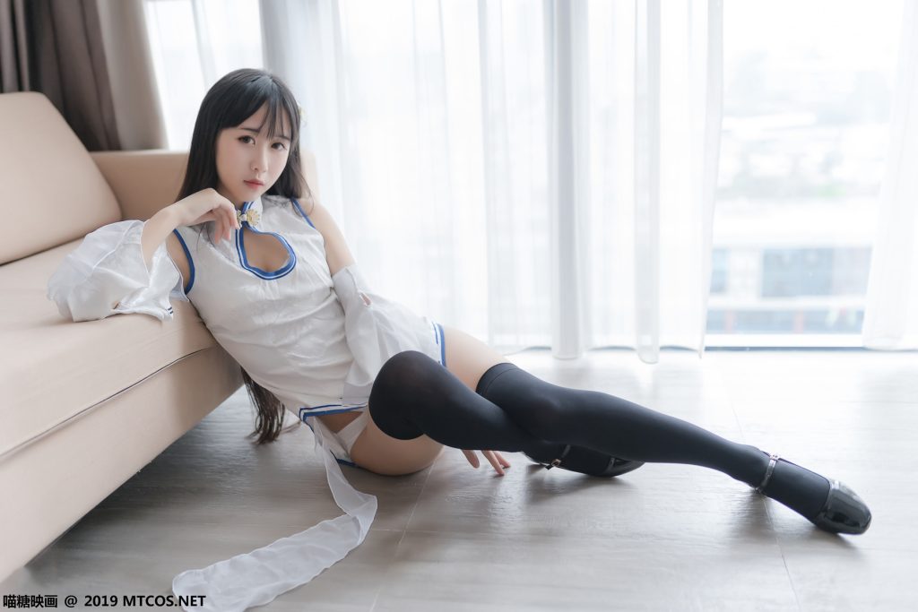 喵糖映画少女写真 VOL.066 萌芽儿o0 旗袍半截袜 [41P/168MB]插图2