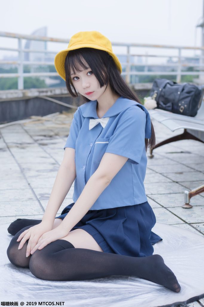 喵糖映画少女写真 VOL.070 半度度度喵 小黄帽女孩 [48P/376MB]插图1