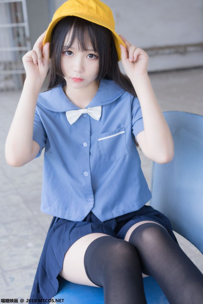 喵糖映画少女写真 VOL.070 半度度度喵 小黄帽女孩 [48P/376MB]插图2