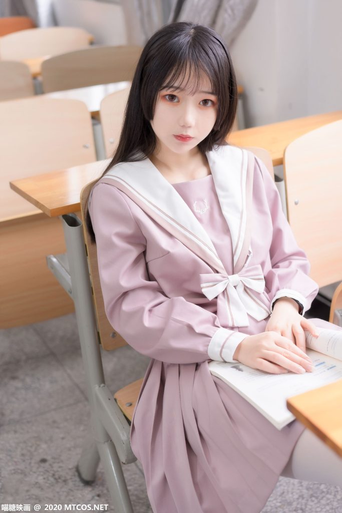 喵糖映画 VOL.074 半度度度喵 粉色JK小姐姐 [49P/323MB]插图1