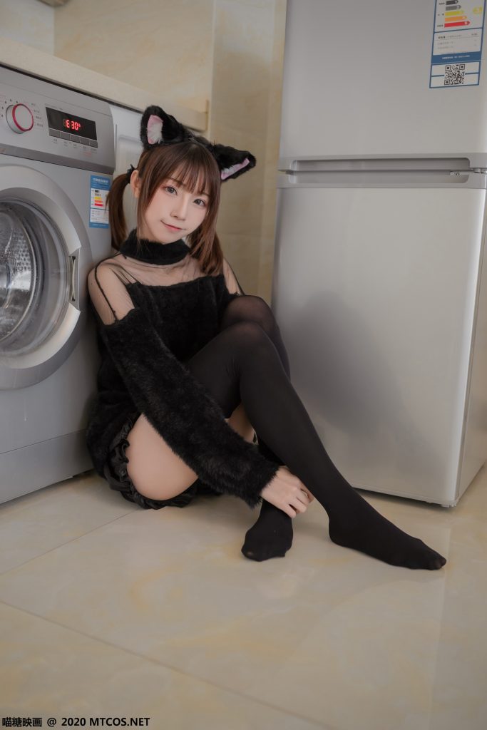 喵糖映画 VOL.081 Kitaro_绮太郎 黑喵女友 [45P/195MB]插图2