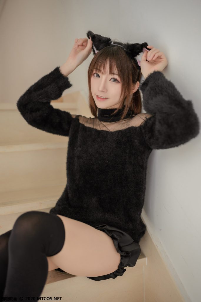 喵糖映画 VOL.081 Kitaro_绮太郎 黑喵女友 [45P/195MB]插图3