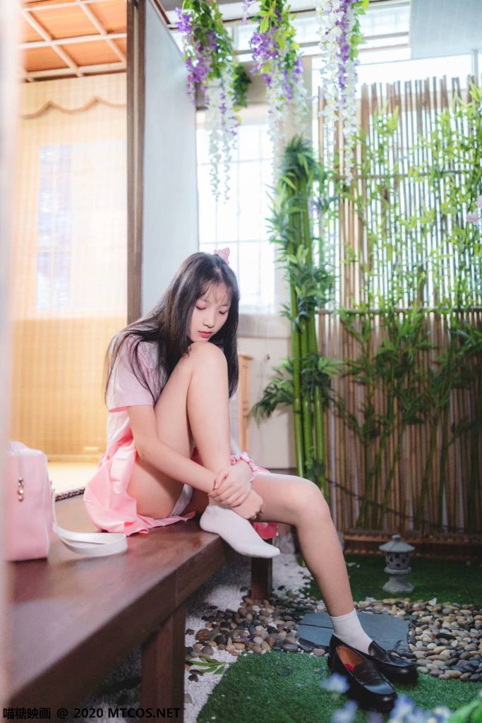 喵糖映画 VOL.087 日系粉色JK [41P/816MB]插图2