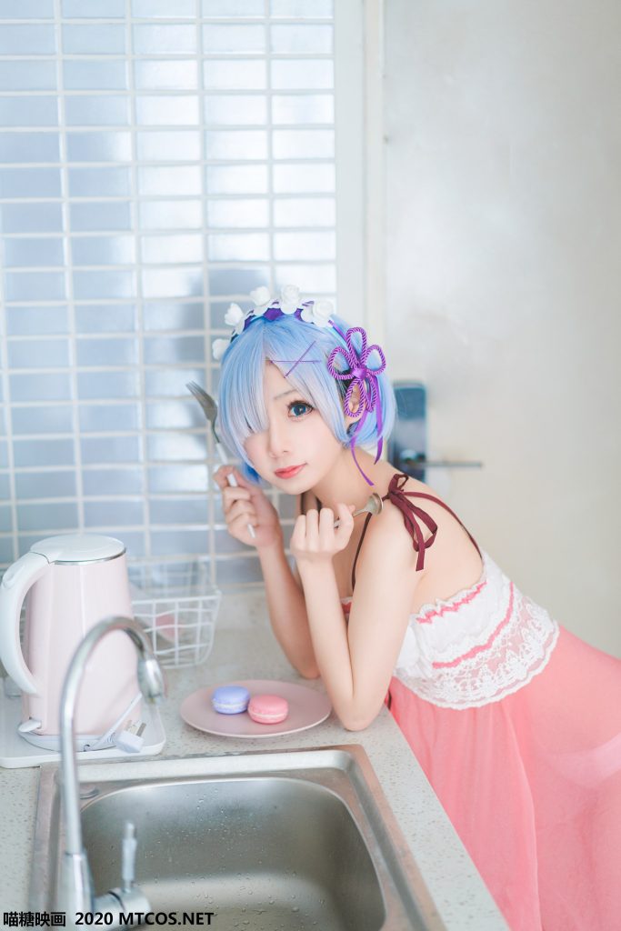 喵糖映画 VOL.112 蕾姆睡衣[30P/530M]插图3