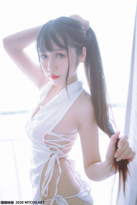 喵糖映画 VOL.114 黑白旗袍双子[41P/257M]-无料摄影圈
