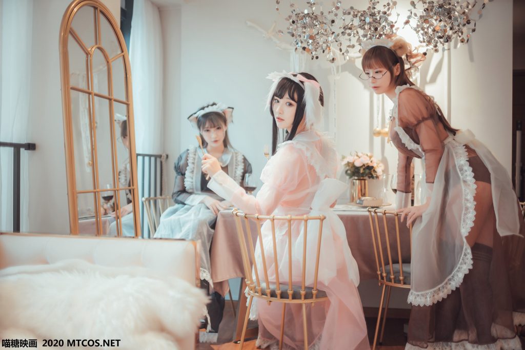 喵糖映画 VOL.146 三人女仆[33P/430M]-无料摄影圈