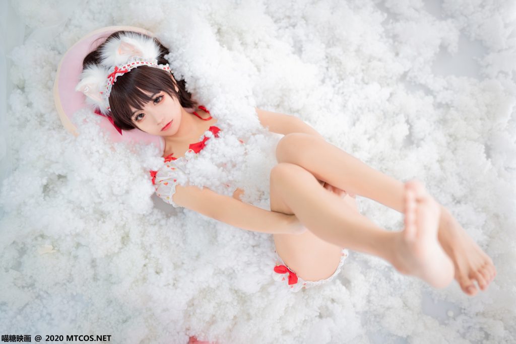 [喵糖映画]VOL.155 草莓印花小夜衣 [45P/478M]插图1