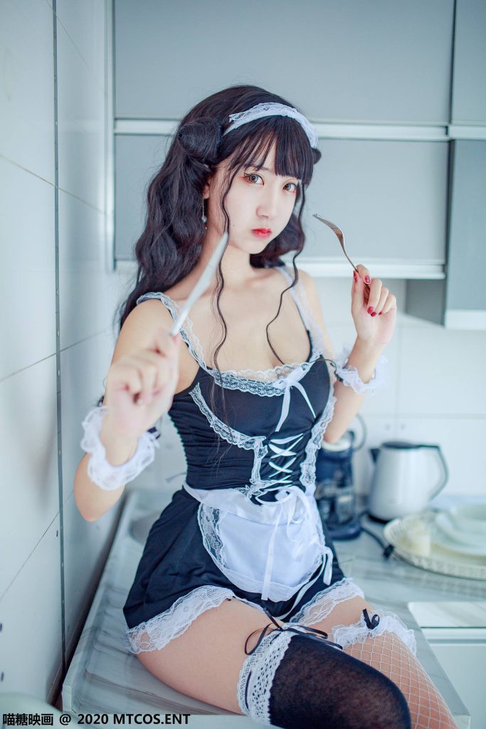 [喵糖映画]VOL.157 双丝恶魔女仆 [26P/496M]插图3