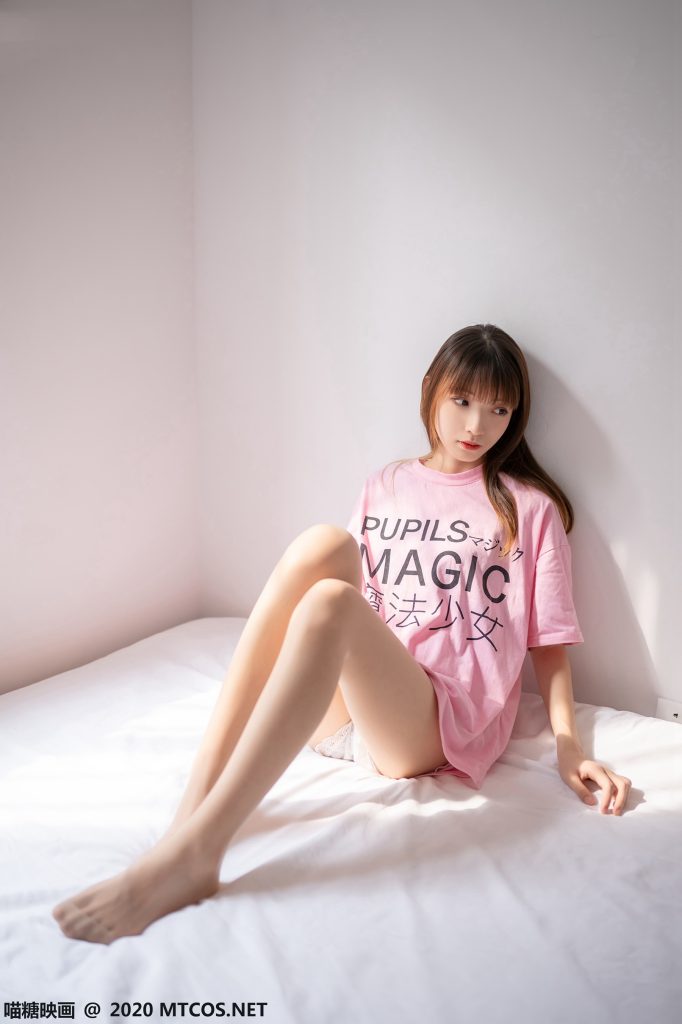 [喵糖映画]VOL.184 粉系肉丝少女 [43P/204M]插图3