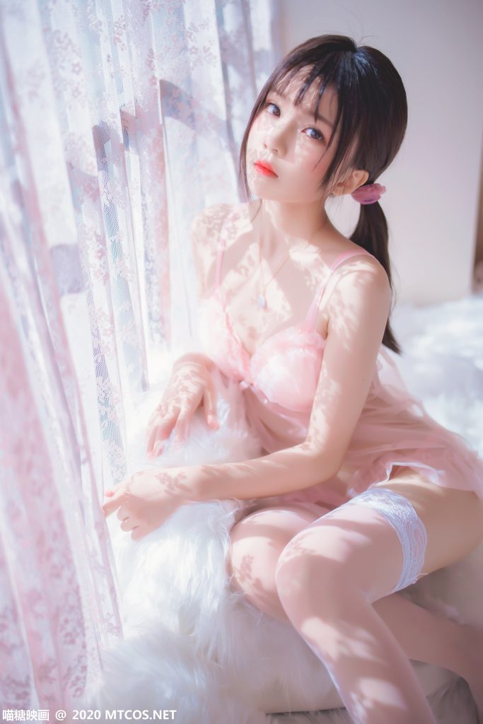 [喵糖映画]VOL.189 窗前粉系轻纱 [30P/753MB]插图1