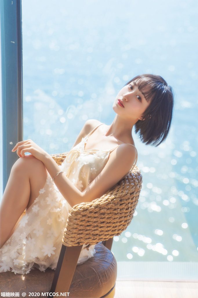 [喵糖映画]VOL.201 暖阳的海 [22P/540MB]-无料摄影圈