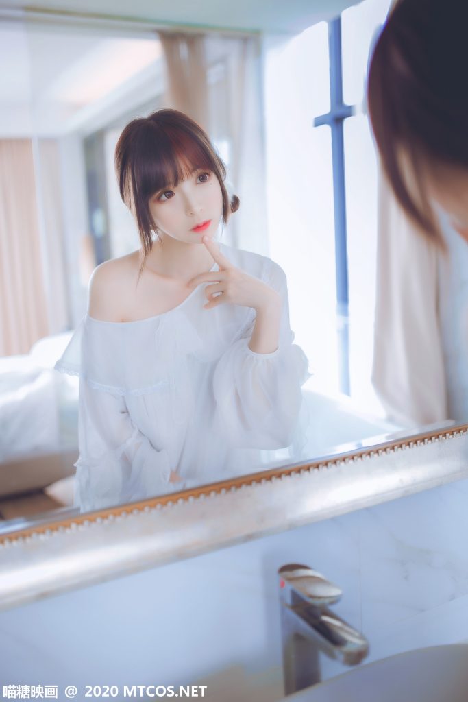 [喵糖映画]VOL.204 纯纯的白丝睡裙 [24P/243MB]插图1