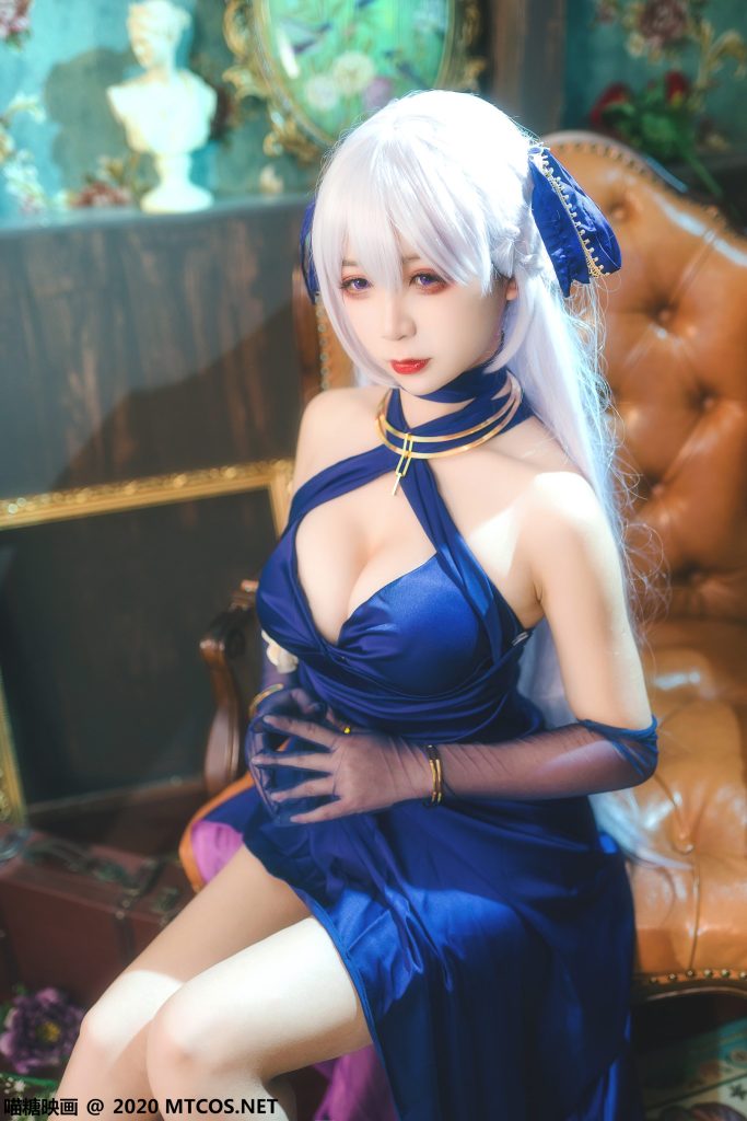 [喵糖映画]VOL.210 贝法红蓝礼服 [26P/455MB]插图3