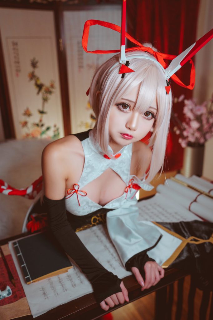 沖田凜花Rinka 004 Ayanami cheongsam ver (Azur Lane)[13P/M]-无料摄影圈
