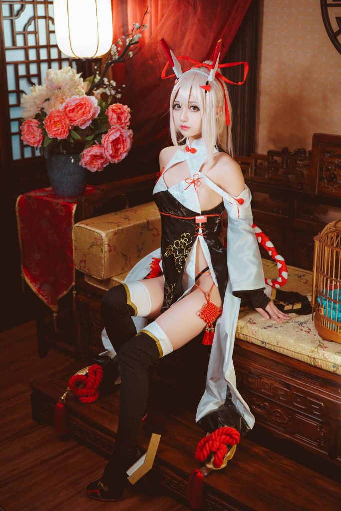 沖田凜花Rinka 004 Ayanami cheongsam ver (Azur Lane)[13P/M]插图2