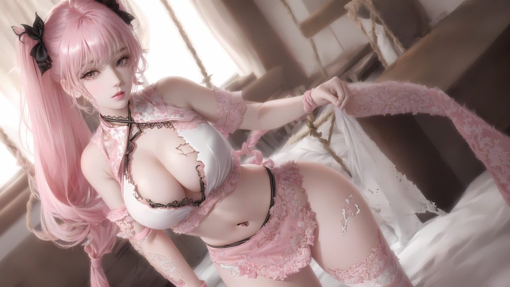 AI绘画 409 粉色妹[125P/317MB]插图1