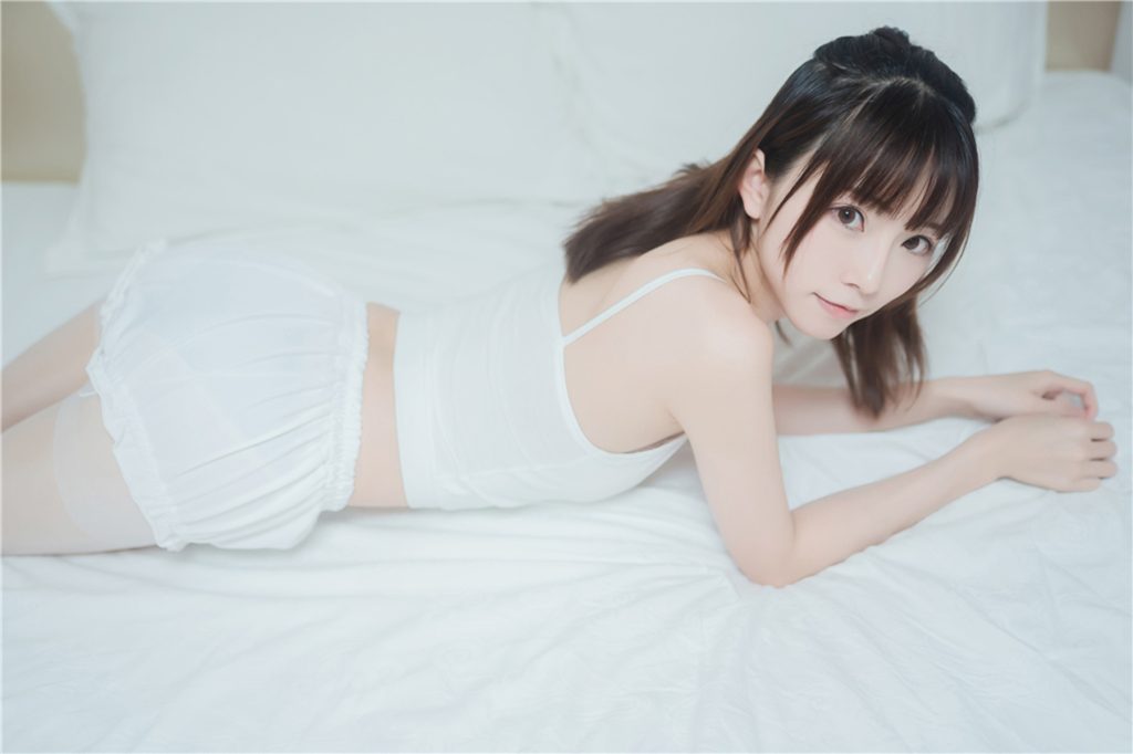 喵糖映画 VOL.269 白色套装 [40P/14MB]插图3