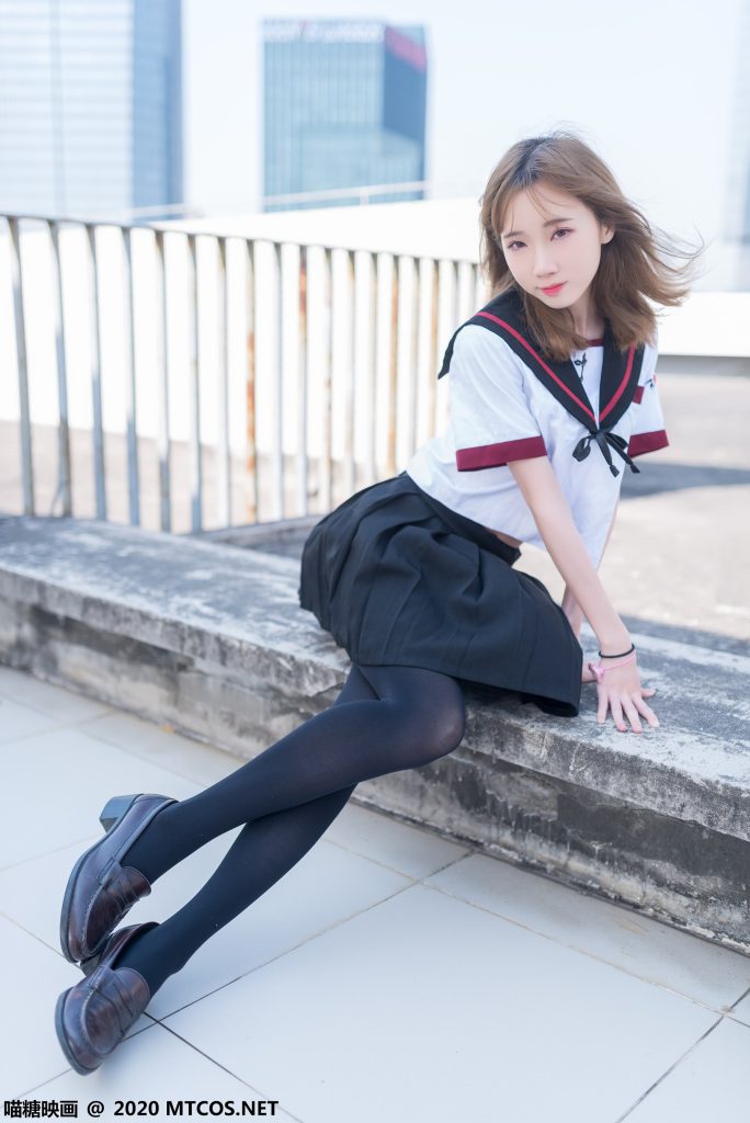 [喵糖映画]VOL.322 天台少女 [46P/329MB]插图2