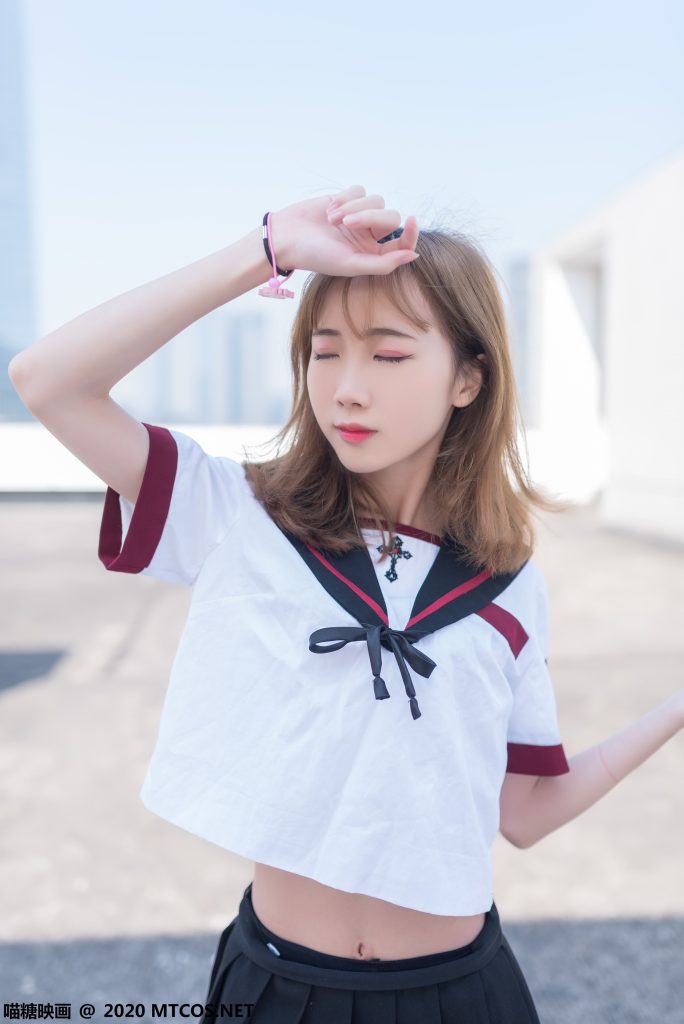 [喵糖映画]VOL.322 天台少女 [46P/329MB]插图3