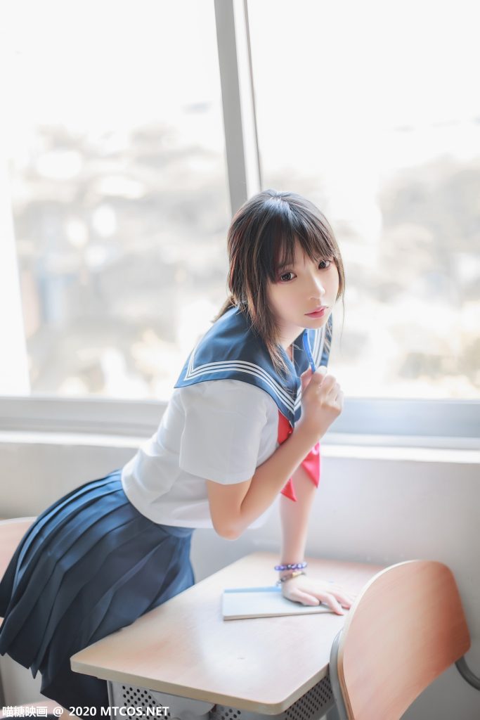 [喵糖映画]VOL.340 同桌的水手服 [33P/528MB]插图1