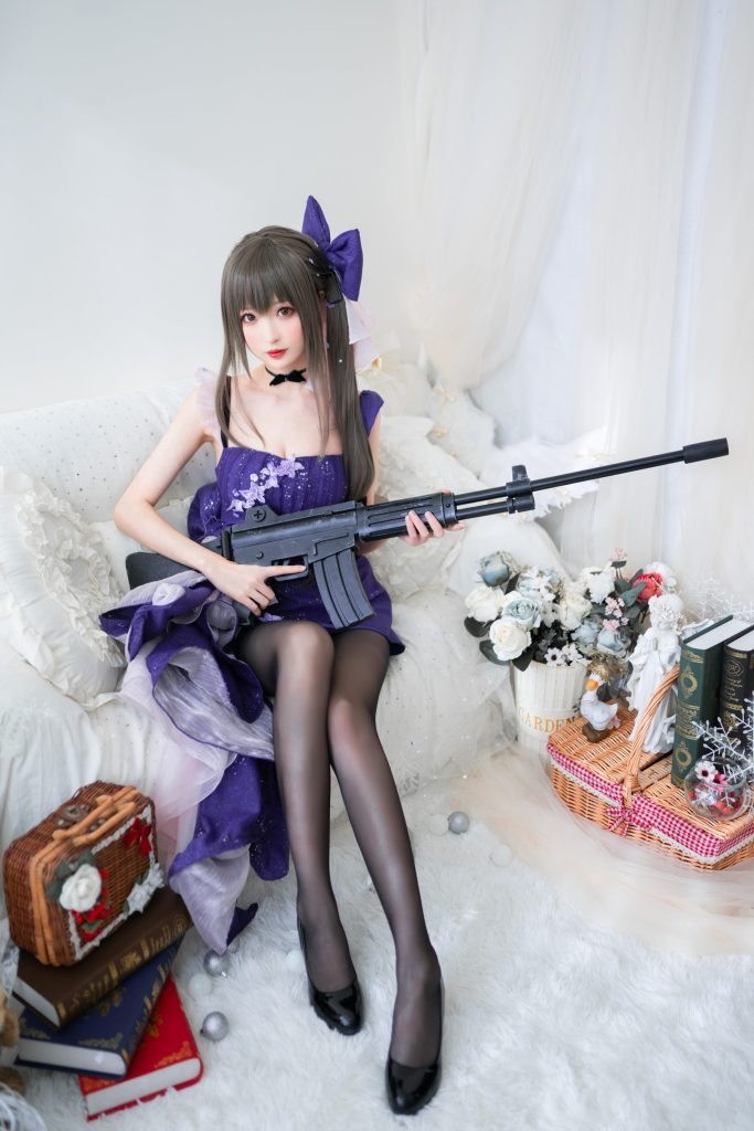 [喵糖映画]VOL.354 蓝裙蝶 [20P/473MB]插图1