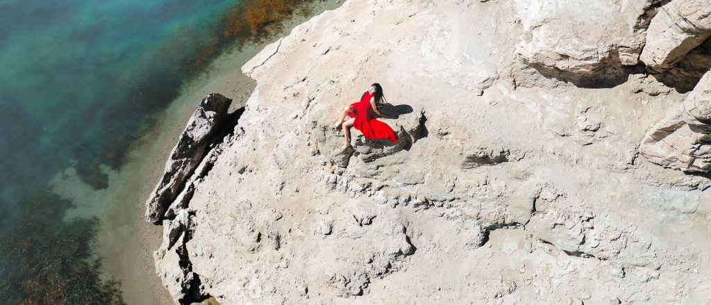 [喵糖映画]VOL.372 海边红裙 [25P/461MB]插图3