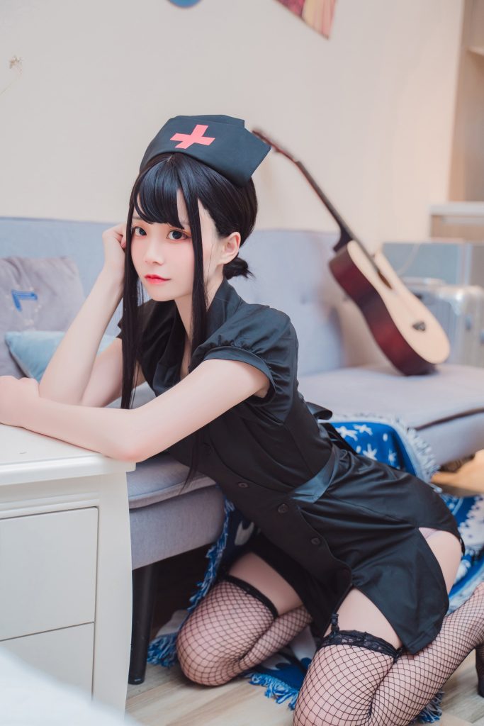 [喵糖映画]VOL.393 黑色护士 [28P/476MB]插图1