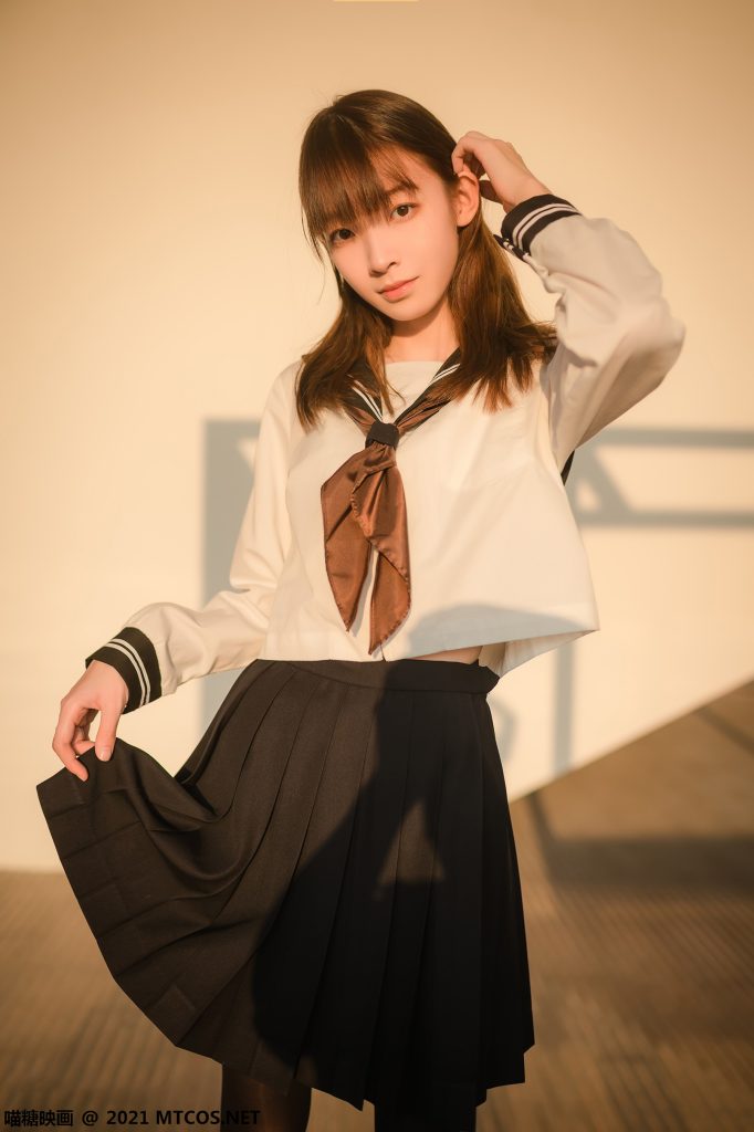 [喵糖映画]VOL.409 黄昏下的JK [33P/75MB]插图1