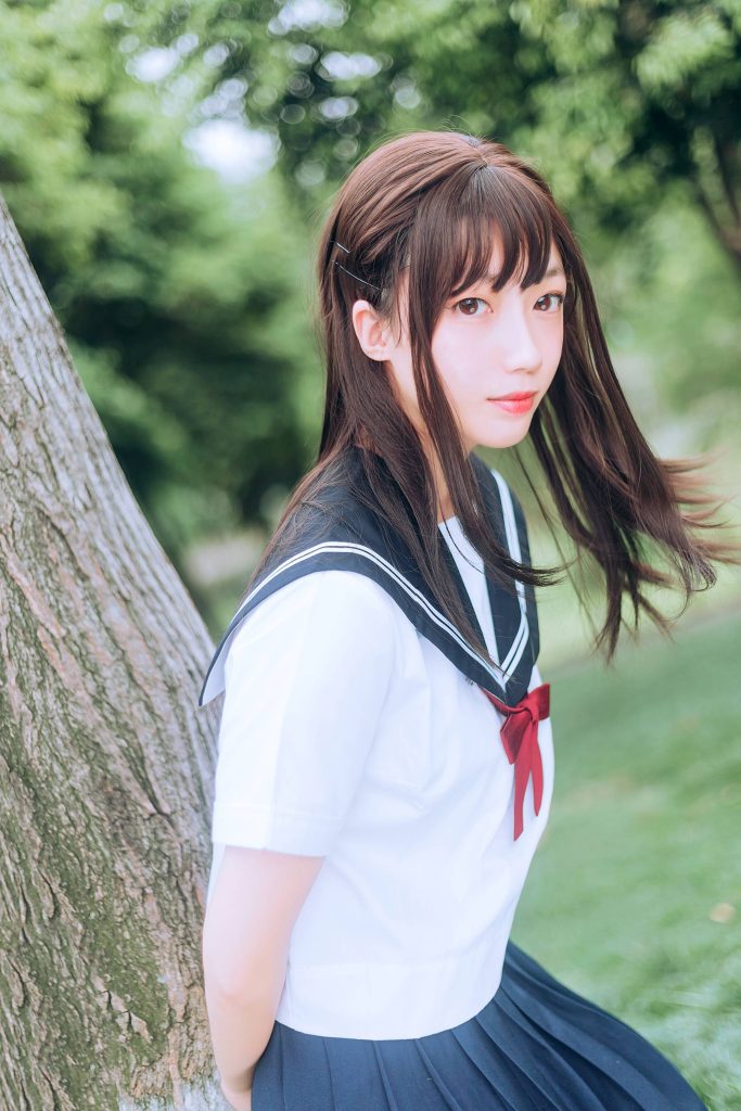 [喵糖映画]VOL.446 绿意JK [36P/546MB]插图3