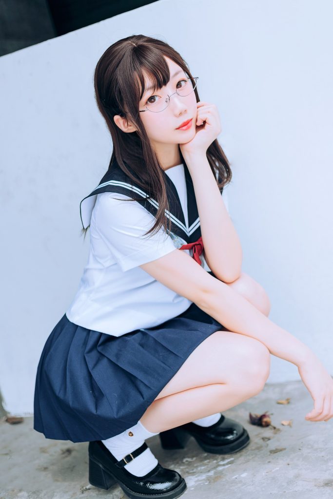 [喵糖映画]VOL.446 绿意JK [36P/546MB]插图2