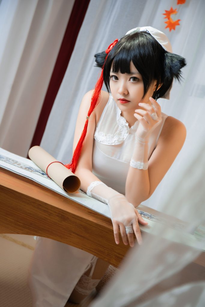 [喵糖映画]VOL.448 高雄白丝旗袍 [34P/361MB]插图3