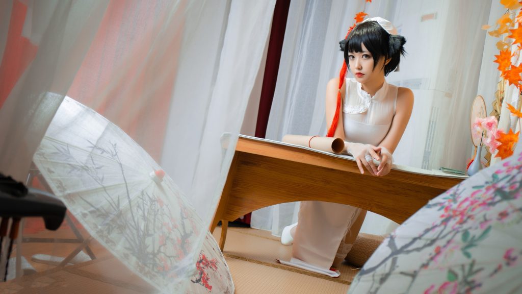 [喵糖映画]VOL.448 高雄白丝旗袍 [34P/361MB]插图2