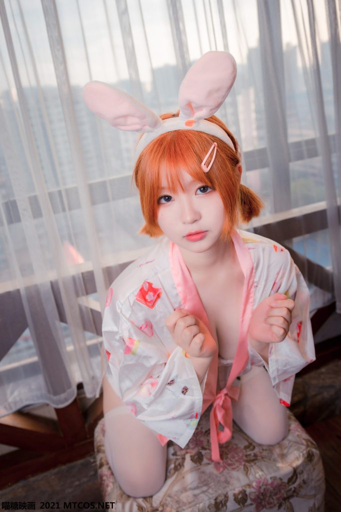 [喵糖映画]VOL.455 桃子的浴衣 [32P/257MB]插图1