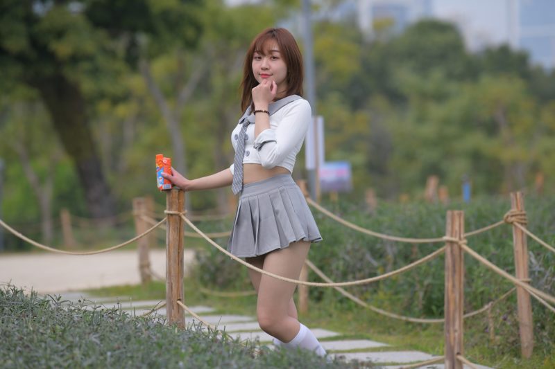 精选街拍 No.273 性感动人的小百褶裙美女（一） [101P/96M]-无料摄影圈